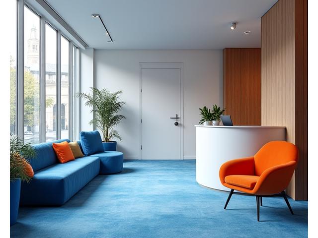 Vue moderne de l'entrée des bureaux de attrbollt au 79 Rue de Rivoli, Paris, avec un design épuré et accueillant