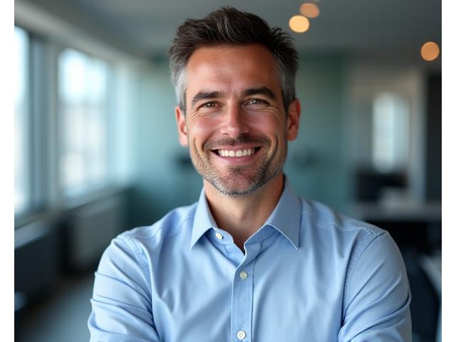 Portrait souriant de Monsieur Antoine Dubois, Directeur et Fondateur de attrbollt