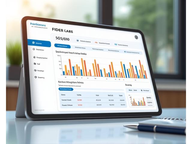 Interface d'une application de gestion budgétaire avec des graphiques clairs et des catégories de dépenses, symbolisant la méthode 50/30/20.