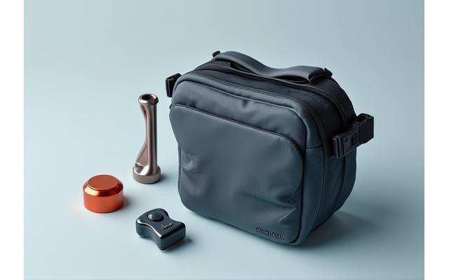 Photo d'accessoires de vélo électrique modernes et bien agencés sur un fond épuré, mettant en valeur leur qualité et leur design.